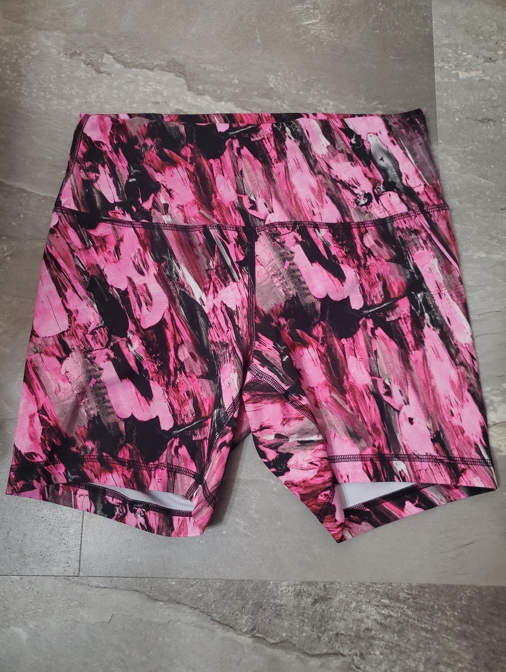 Lululemon Wunder Train High-Rise Short 6". Incentive Refresh Multi. Pink Size 10 - Picture 3 of 10